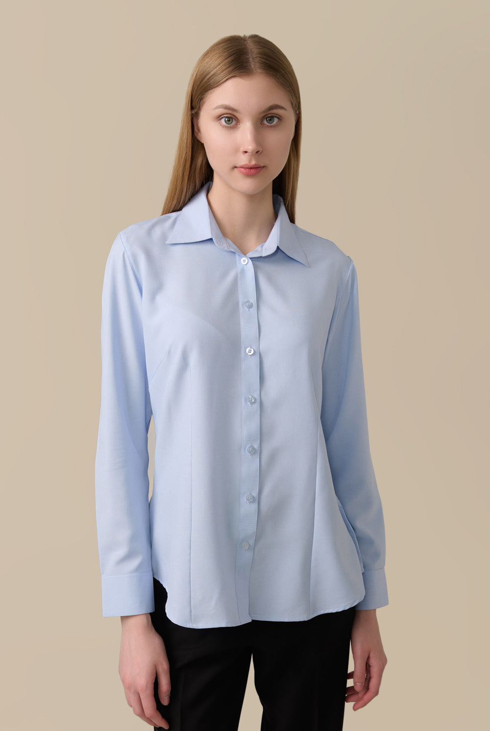 Light blue dress shirt womens outlet